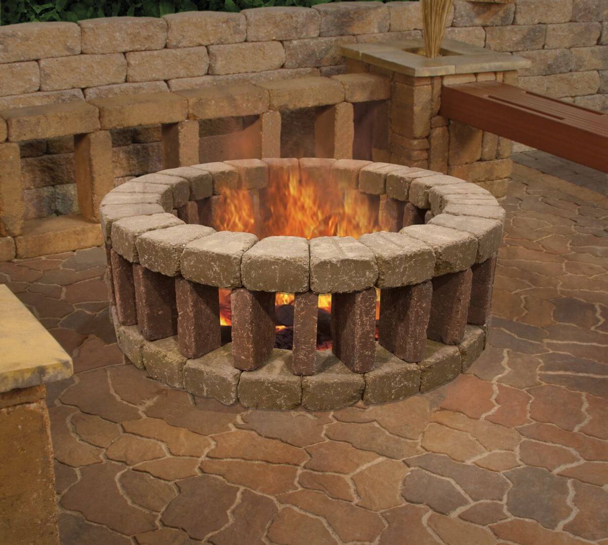 Build A Brick Fire Pit Without Mortar