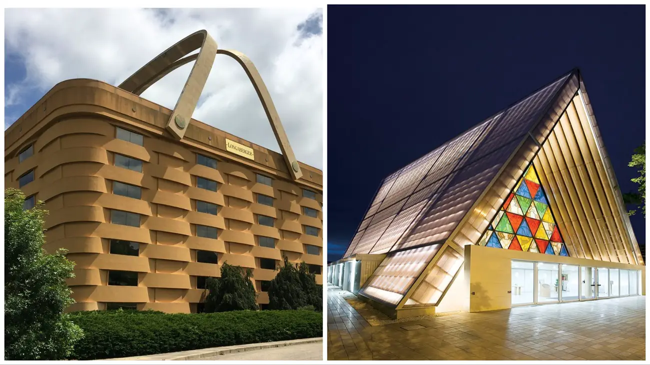 buildings made from unusual materials